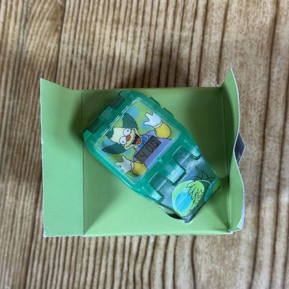 Vintage Simpsons Talking Krusty the Clown Wrist Watch Burger King 2002 - Picture 2 of 12